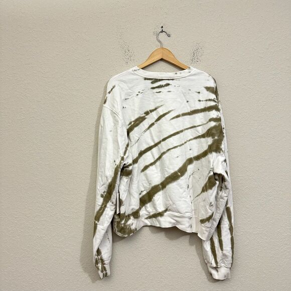 GOOD AMERICAN Boyfriend Sweatshirt Tie-Dye Pullover NWT - Picture 2 of 11